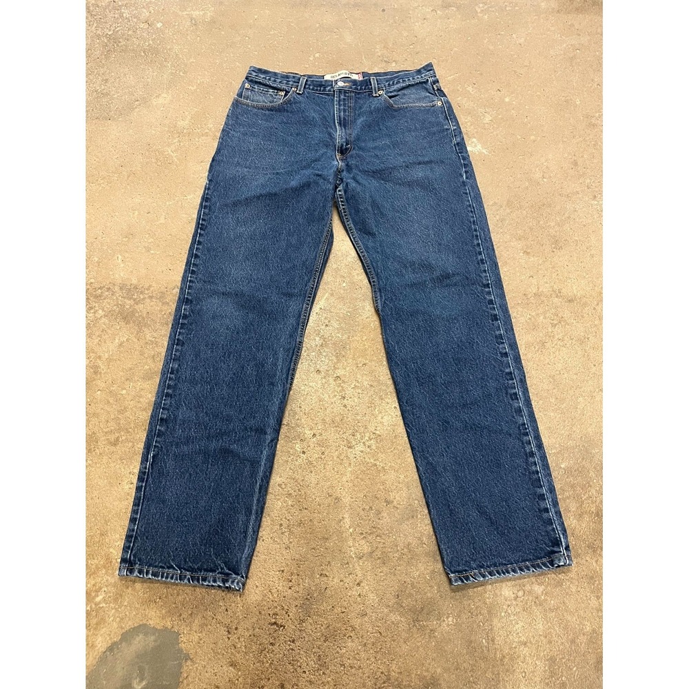 Vintage Levi's 550 Straight Leg Jeans Men 36x34 Blue Denim Relaxed Fit High Rise
